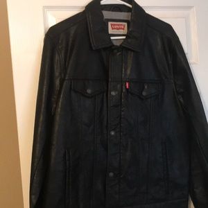 Levi’s leather coat new